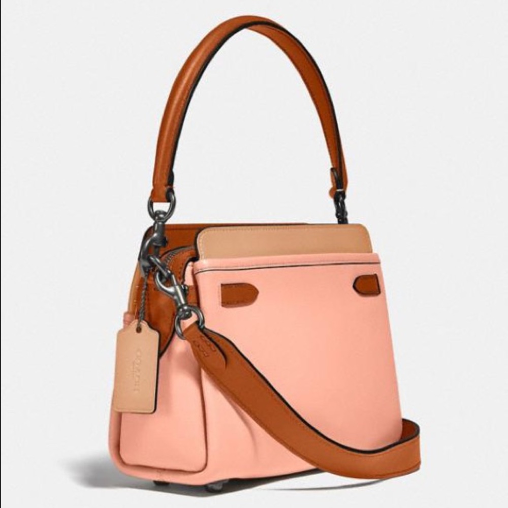 Coach Tate carryall bag blush natural multi pewter - Picture 3 of 11
